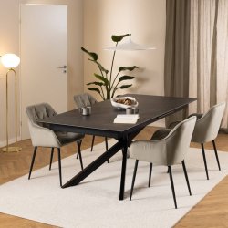 Brooke spisebordsstol - St af 2 - Beige