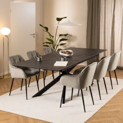 Brooke spisebordsstol - St af 2 - Beige