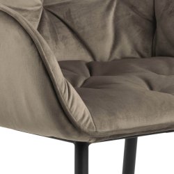 Brooke spisebordsstol - St af 2 - Beige