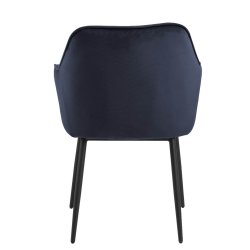 Brooke spisebordsstol - St af 2 - Midnatsbl