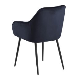 Brooke spisebordsstol - St af 2 - Midnatsbl