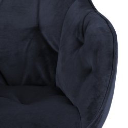 Brooke spisebordsstol - St af 2 - Midnatsbl