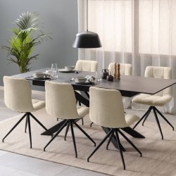 Capone spisebordsstol - Creme - St af 2