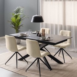 Capone spisebordsstol - Creme - St af 2