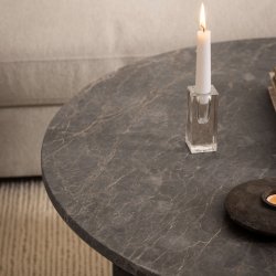 Vega rundt sofabord - Brun