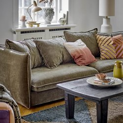 Austin 3 prs. Sofa - Grn