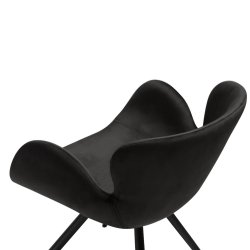 Gaia Spisebordsstol - Sort - st af 2