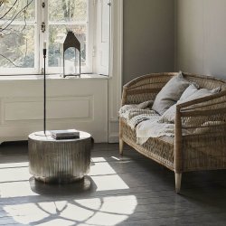 Rota Sofabord - B�rstet s�lv