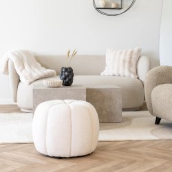 Paisley Puf - Off-white