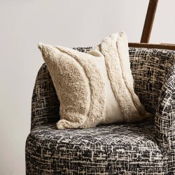 Bomu loungestol - sort/hvid