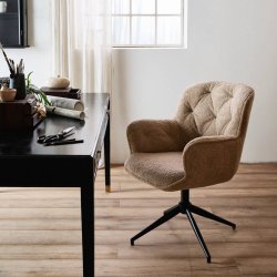 Lea kontorstol - beige