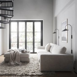 Duncan 3-pers. sofa - Lysegr