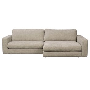 Duncan 3-pers. sofa m. h. chaiselong - Grbeige