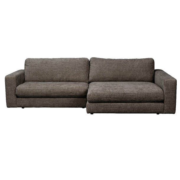 Duncan 3-pers. sofa m. h. chaiselong - Mellemgr