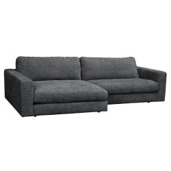 Duncan 3-pers. sofa m. v. chaiselong - Mrkegr