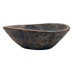 Gamle trskle i massivt tr strrelse L med naturlig patina – rustikke og unikke dekorationsskle til hjemmet