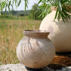 Dali Lerkrukke med jernring - S