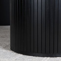 Bianca Ovalt spisebord - Sort