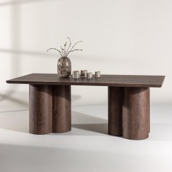 Olivia Spisebord - 100x210 cm - Mocca