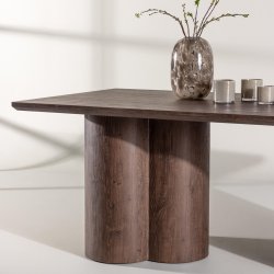 Olivia Spisebord - 100x210 cm - Mocca