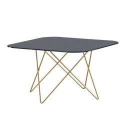 Tristar Sofabord - Sort/messing