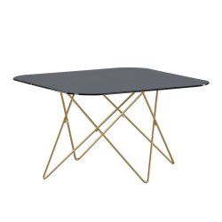 Tristar Sofabord - Sort/messing