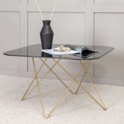 Tristar Sofabord - Sort/messing