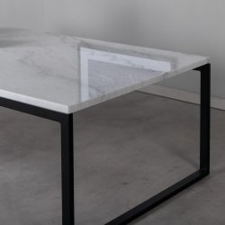 Estelle sofabord - Hvid marmor