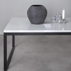 Estelle sofabord - Hvid marmor