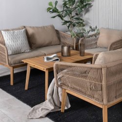 Chania Loungehavest - brun/beige