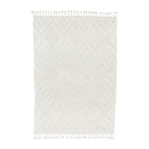 Dahlia Gulvtppe - 300x400 - Hvidt