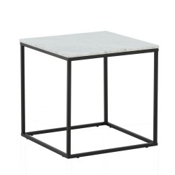Estelle sidebord - Hvid marmor