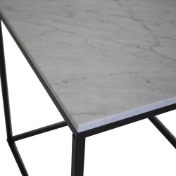 Estelle sidebord - Hvid marmor