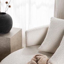 Kelso 2-pers. Sofa - Hvid Teddy