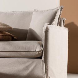 Nova 3-pers. Sofa - Lysebrun