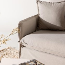 Nova 3-pers. Sofa - Lysebrun