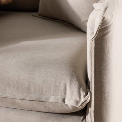 Nova 3-pers. Sofa - Lysebrun