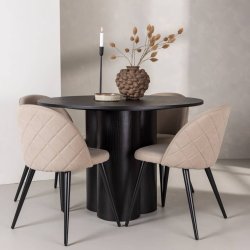 Olivia Spisebord - Sort