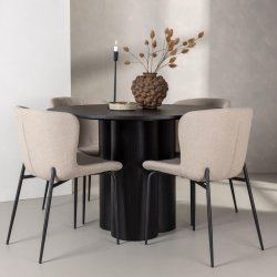 Olivia Spisebord - Sort