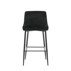 Plaza barstole - sort - St af 2