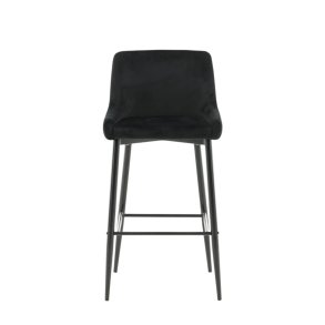 Plaza barstole - sort - St af 2