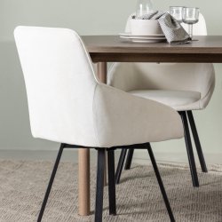 Rosie Spisebordsstol - St af 2 - Beige