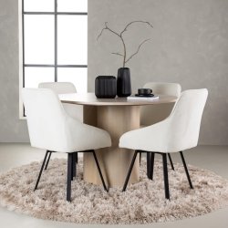 Rosie Spisebordsstol - St af 2 - Beige