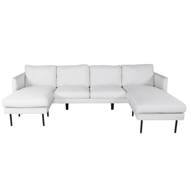 Zoom U-Sofa - Lys Beige