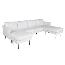 Zoom U-Sofa - Lys Beige