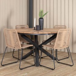 Lindos Stol - Latte - St af 2