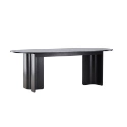 Vind Tyres Dining Table 100x220 cm - Black /