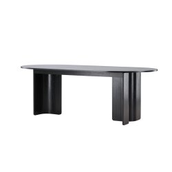 Vind Tyres Dining Table 100x220 cm - Black /