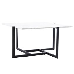 Hybrid Sofabord - Hvid terrazzo