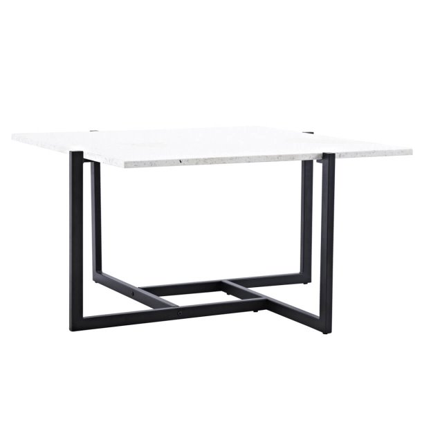 Hybrid Sofabord - Hvid terrazzo